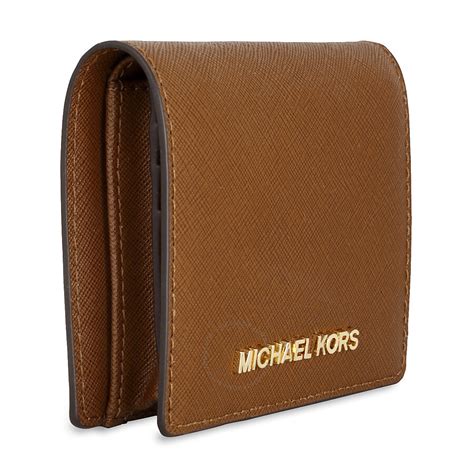 michael michael kors jet set travel saffiano leather card holder|Jet Set Travel Saffiano Leather Card Case Lanyard .